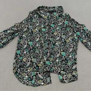 🌿 Nue Options Petite Floral Blouse – Size PM 🌿